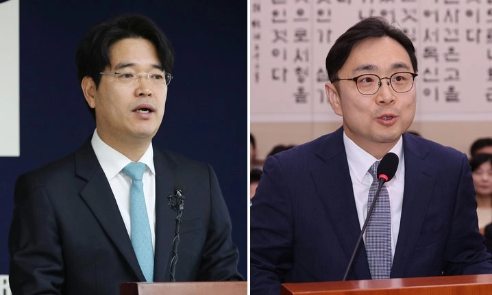 박재억(왼쪽) 수원지검장·송강 광주고검장. 연합뉴스