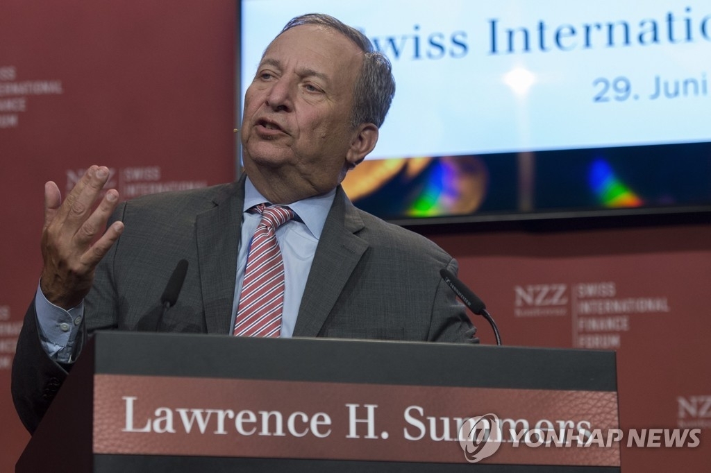 로런스 서머스 전 하버드대 총장. EPA 연합뉴스