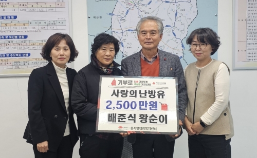 전북 최초의 농민 아너소사이어티 회원인 배준식(전 용지면발전협의회장)·황순이 부부. 김제시 제공