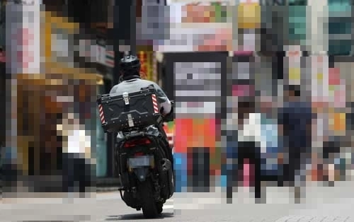 오토바이. 연합뉴스