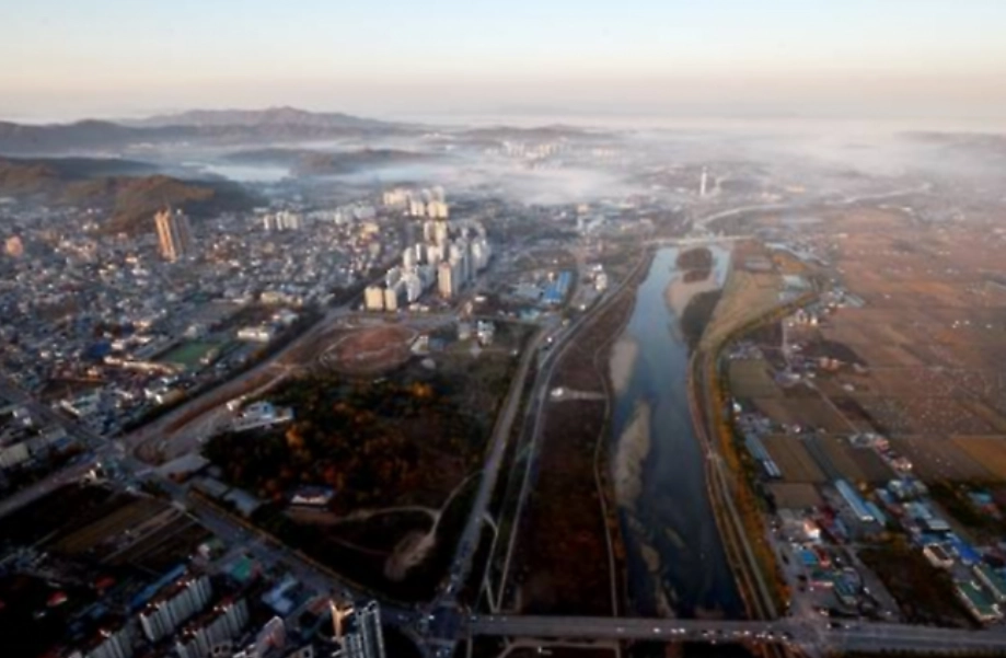 충남 아산시 전경. 서울신문DB