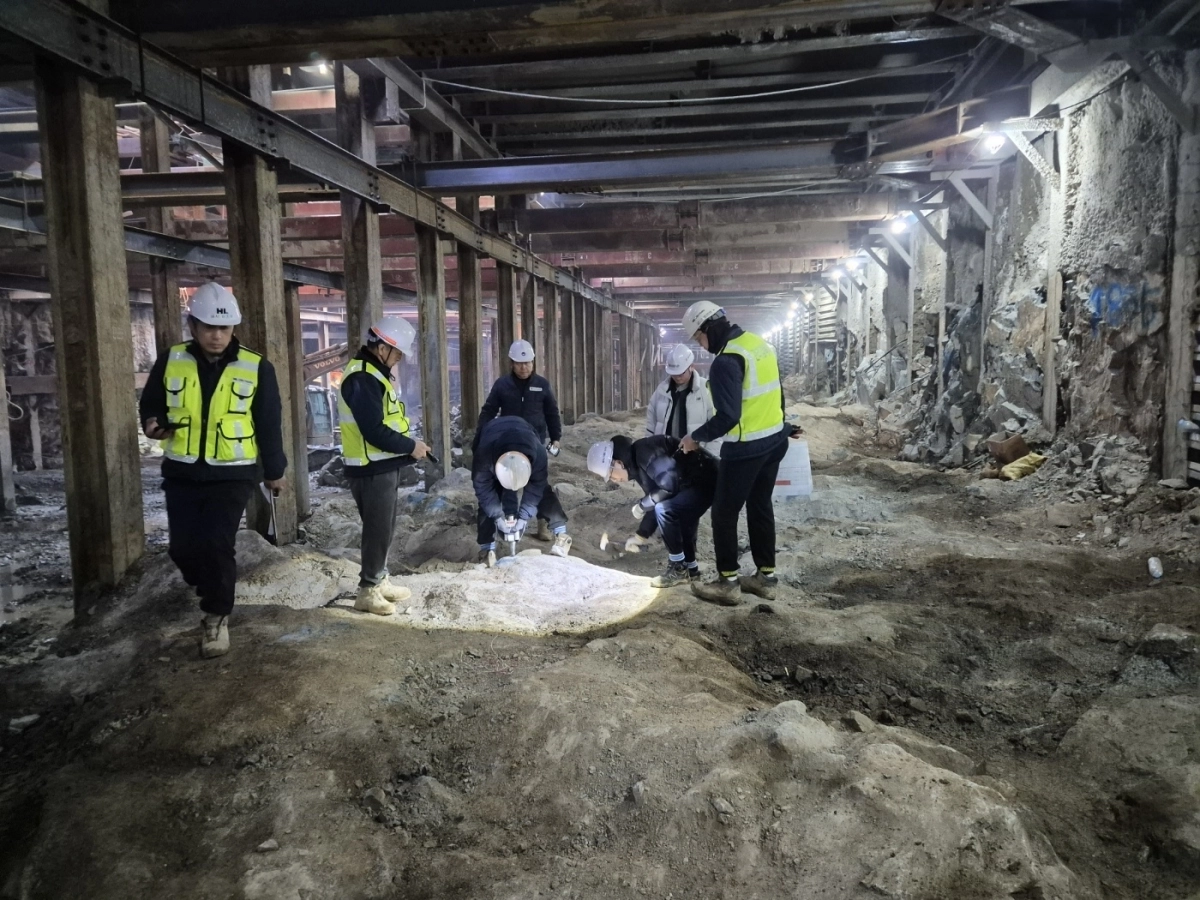 광주 도시철도2호선 1단계 구간 공사현장. 오는 2027년 말 상업운행을 시작할 예정이다. 광주광역시 제공