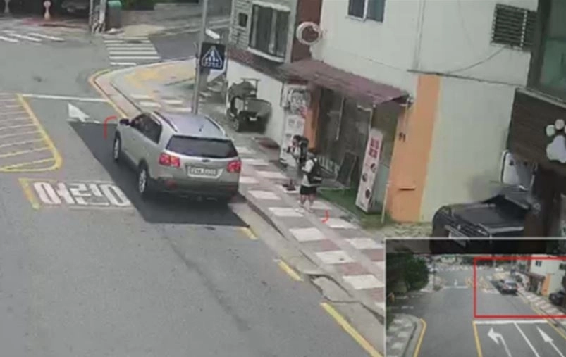 서대문구 피해발생 당시 CCTV