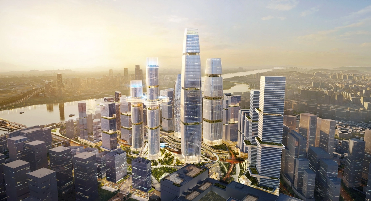 서울 용산국제업무지구 조감도. 코레일 제공