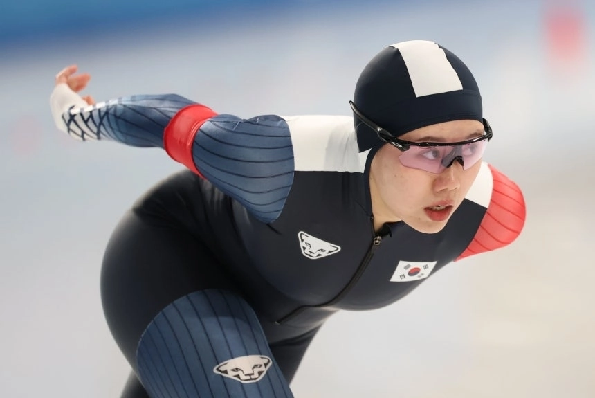 스피드 스케이팅 박지우 선수. 뉴스1