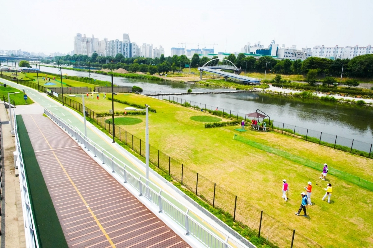 중랑구립파크골프장 모습. 중랑구 제공