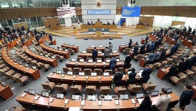 경기도의회 임시회(경기도의회 제공)