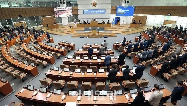 경기도의회 임시회(경기도의회 제공)