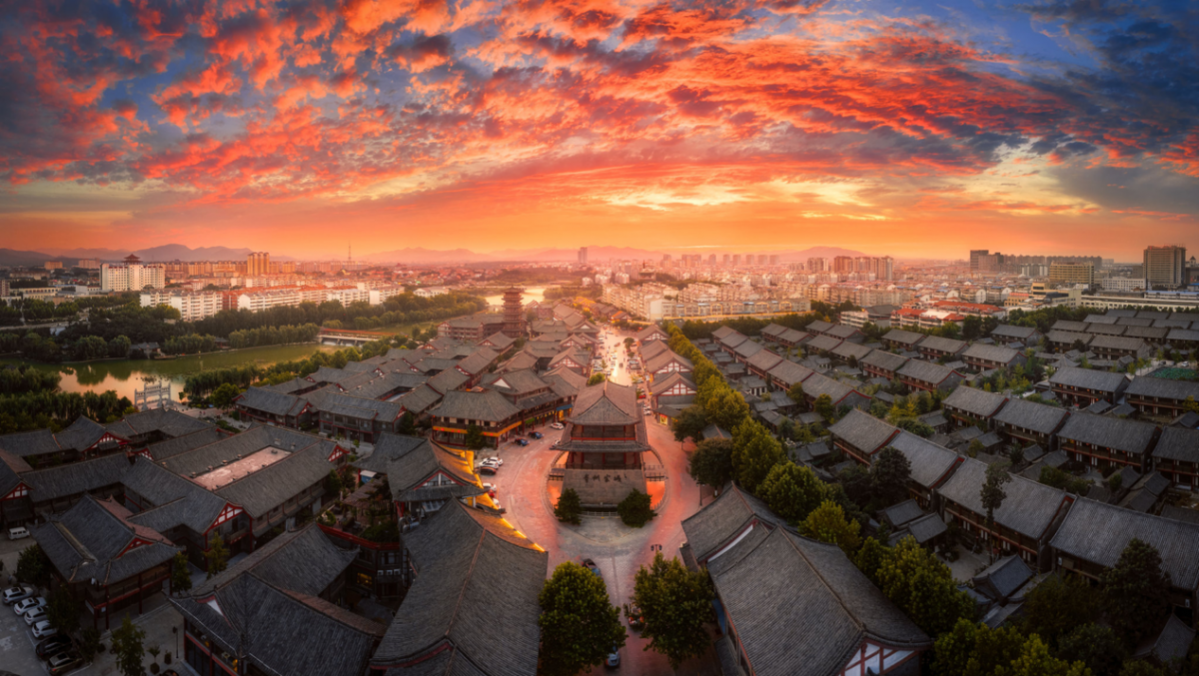 중국 산둥성 웨이팡시의 청주고성. 웨이팡시 제공.