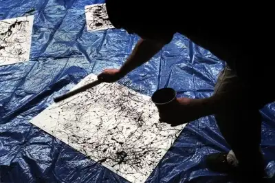 잭슨 폴록 그림, 애들이 그린 수준이라고?