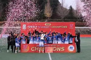 단국대, 대학축구 최강자 ‘우뚝’…올해 4관왕