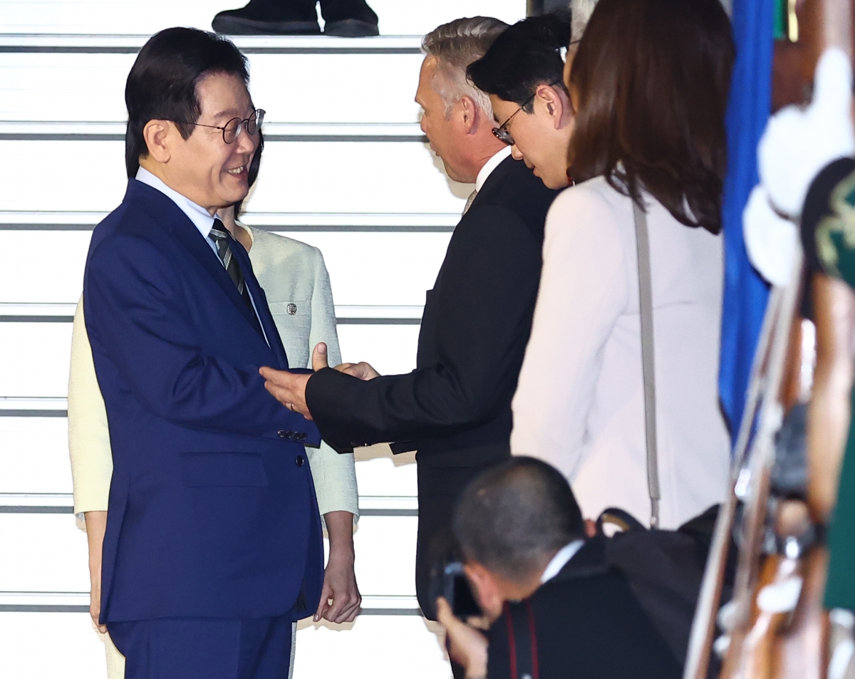 남아공 도착한 이재명 대통령