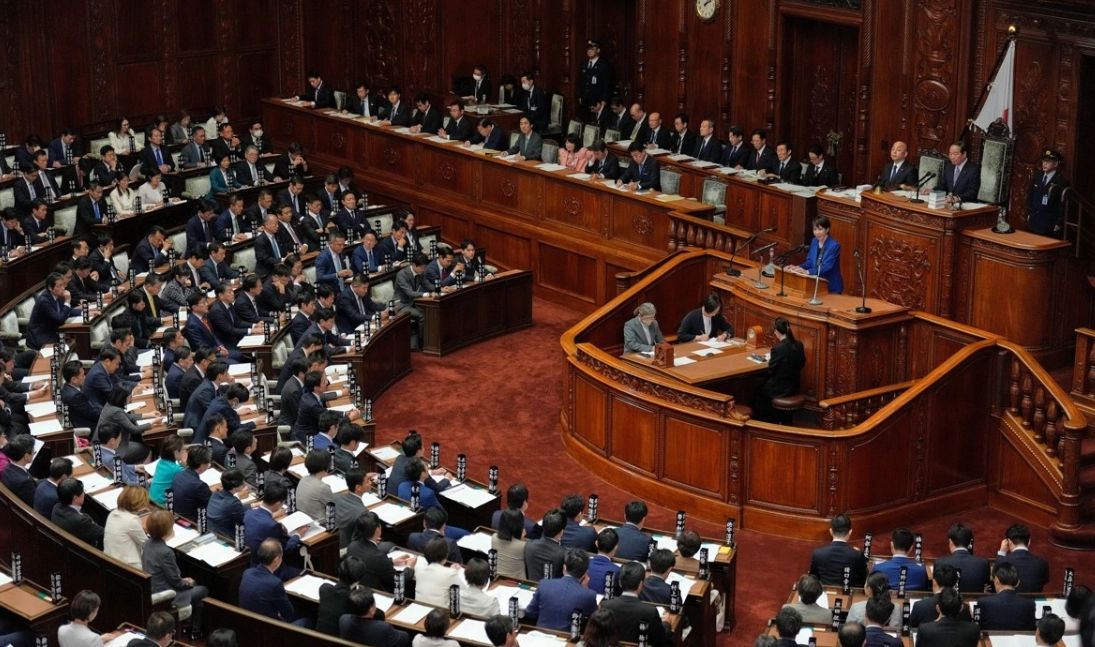 일본 중의원. AP 연합뉴스 자료사진