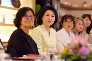 [포토] 김혜경 여사, 남아공 한인 여성들과 간담회