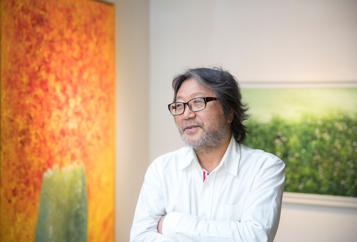 ‘2025오지호미술상’ 본상 수상자인 한희원 작가. 광주광역시 제공