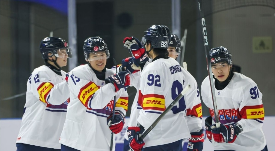 한국남자아이스하키 대표팀.IIHF 제공