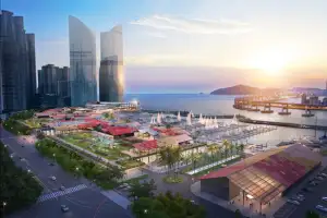 수영만 요트경기장 40년만의 재개발 착공... 2027년 완공 목표