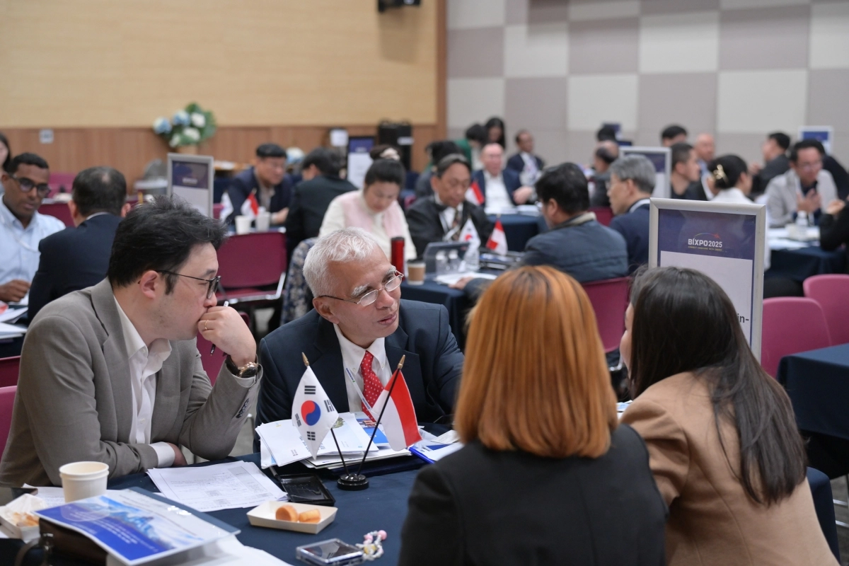 해외 바이어 초청 수출상담회 진행 현장. 전력공사 제공