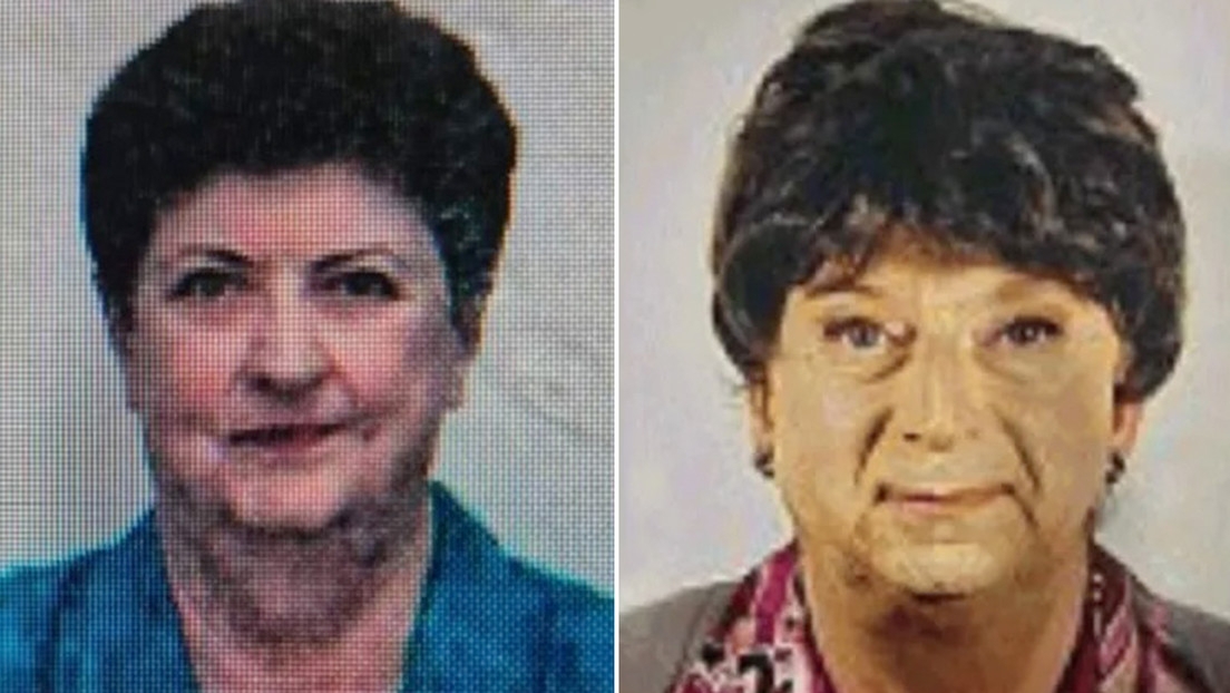 이탈리아의 50대 남성이 어머니가 돌아가신 후에도 사망 신고를 하지 않고 연금을 받아 온 것으로 드러났다. 사진은 어머니(왼쪽)의 신분증을 갱신하기 위해 어머니처럼 변장한 해당 남성(오른쪽)의 모습. 엑스(X·옛 트위터) 캡처