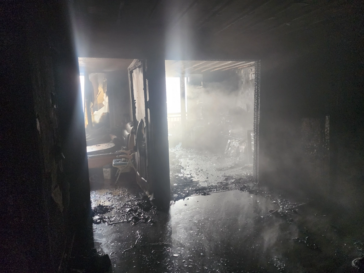 화재 현장. 2025.11.25. 창원소방본부 제공