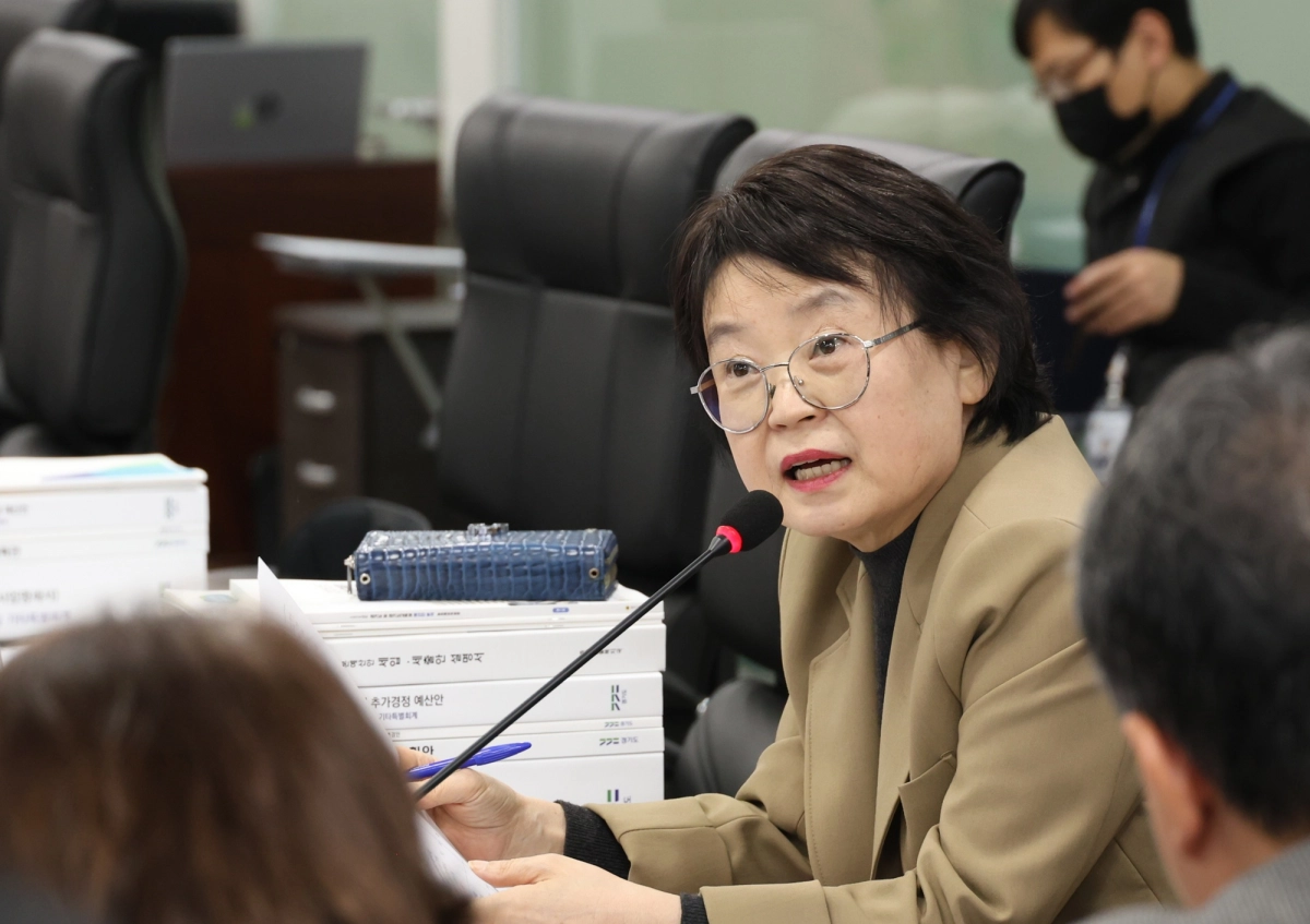 김미리 의원이 24일 축산동물복지국 2026년도 본예산안 심의에서 질의하고 있다.(사진=경기도의회)