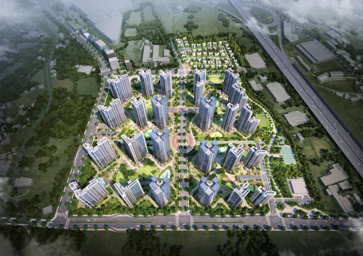 ‘안성 공도 진사2지구 도시개발사업’ 조감도