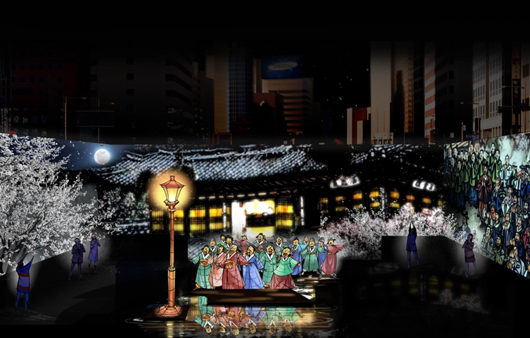 올해 서울빛초롱축제가 새달 12일~1월 4일 서울 청계천, 우이천 등에서 열린다. 사진은 지난해 전시 작품. 서울관광재단 제공.