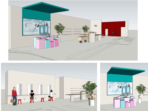 오는 29일 제주시 중앙로 7길 1, 구 네파(칠성로상점가)에 들어서는 제주 체험형 뷰티라운지. 제주도 제공