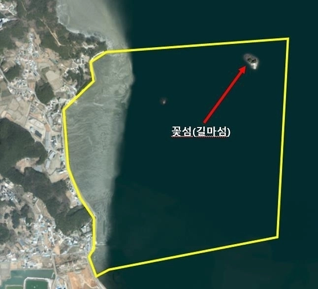 출입통제가 추진되는 인천 영흥도 꽃섬 일대. 인천 옹진군 제공