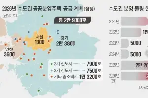 내년 공공분양 2만 9000가구… 판교 신도시급 규모로 조성