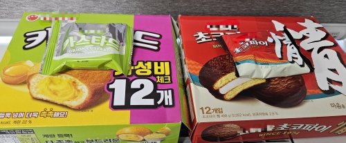 초코파이와 커스터드. 서울신문DB