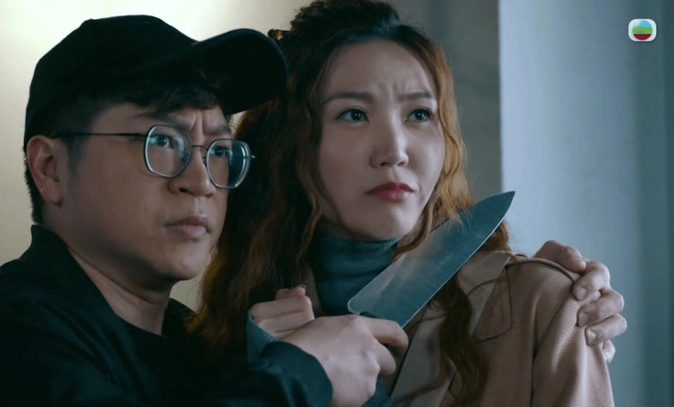 홍콩 배우 린쯔싱(왼쪽)이 TVB 드라마에 출연한 모습 스크린샷