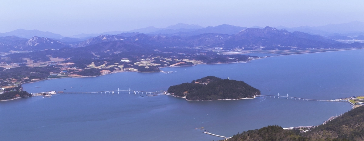 강진군 가우도 전경.