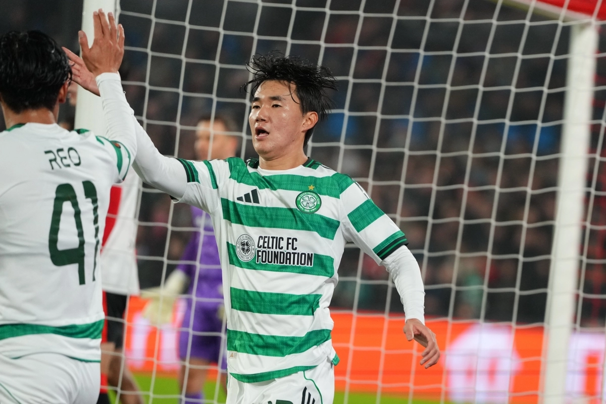 양현준 동점 골 셀틱, 페예노르트에 3-1 역전승