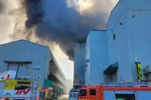 HD현대일렉트릭 울산공장 화재… 40여분 만에 진화