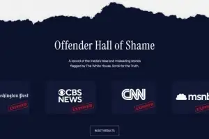“이거 다 가짜뉴스입니다” 언론사·기자 공개 저격…폭로 사이트 개설한 백악관