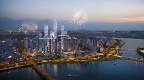 서울 용산국제업무지구 예상 조감도.   용산구 제공