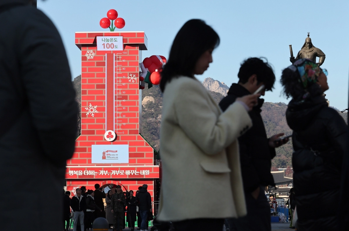 기부로 전하는 마음… 사랑의 온도탑 점등