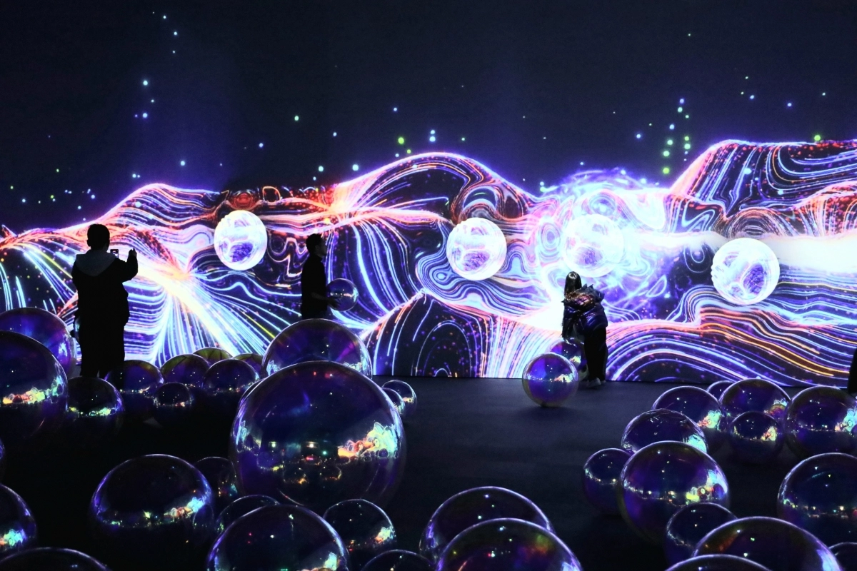 ‘물 위의 세계’ 전시 현장(경콘진 제공)