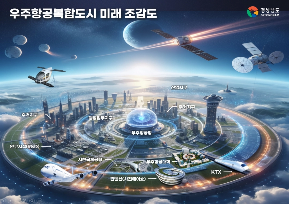 사천 우주항공복합도시 이미지. 2025.12.2. 사천시 제공