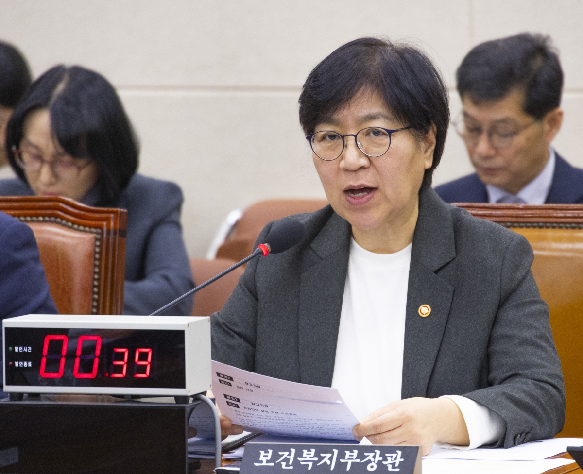 정은경 보건복지부 장관. 연합뉴스