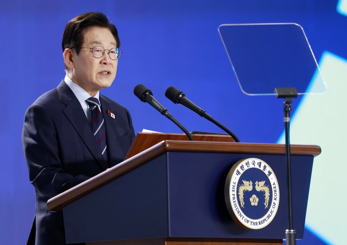 이재명 대통령, 민주평화통일자문회의 의장 연설