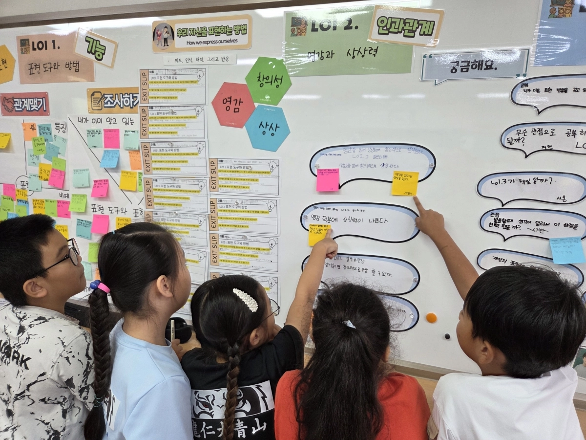 경기도 광주시 만선초등학교 국제바칼로레아(IB) 월드스쿨 전시회(경기도교육청 제공)