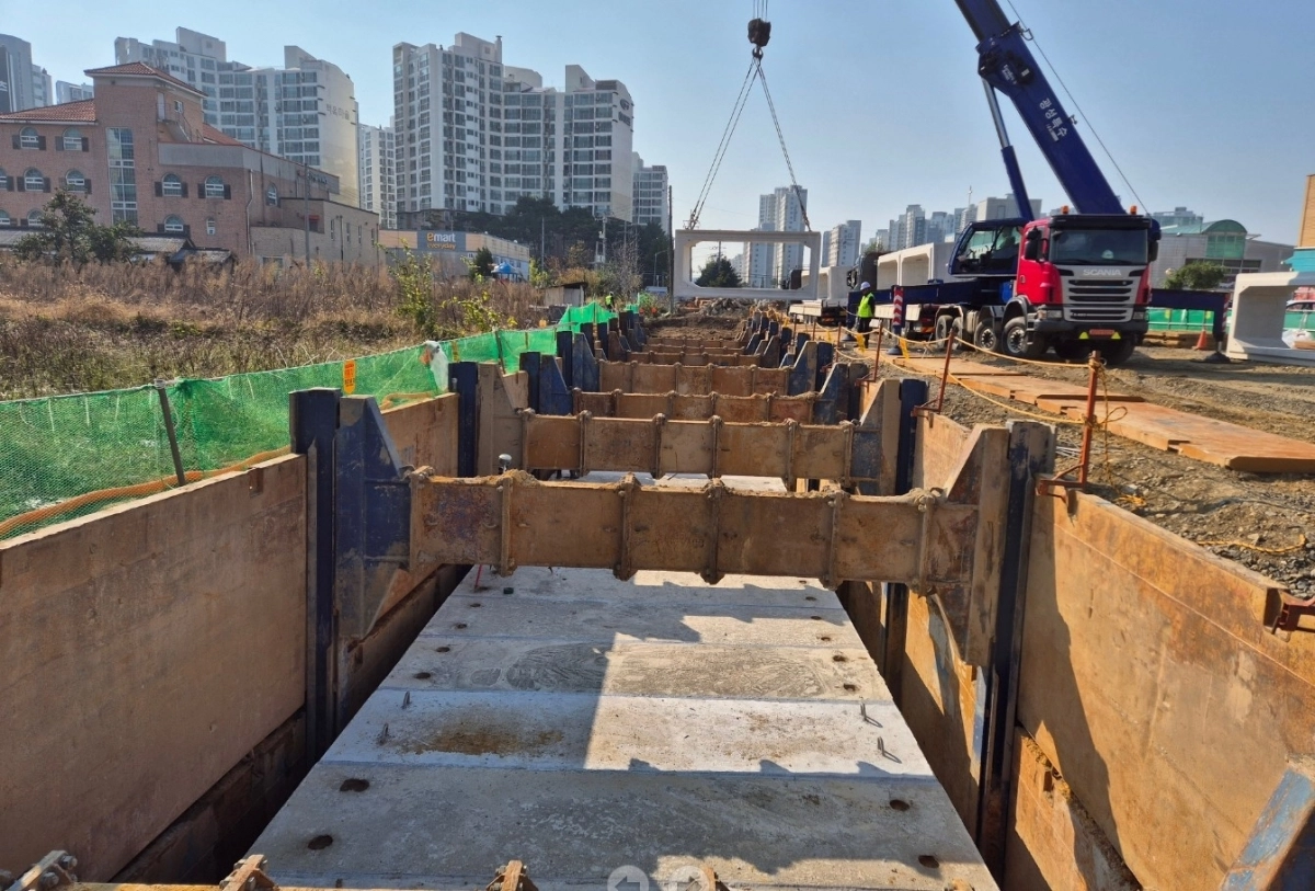도시 방재 기반시설 순차 정비가 진행되고 있다. 시 제공