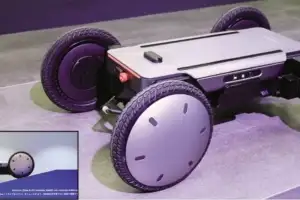 현대차, 양산형 로봇 ‘모베드’ 공개, 경사·20㎝ 턱도 거뜬… 안정적 주행