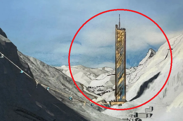 한 스위스 건축가가 알프스 4대 최고봉 중 하나인 마터호른(4478m)에 65층짜리 고층 빌딩을 세워 주거난을 해결하겠다고 밝혀 논란이 일고 있다. ‘리나 피크’(Lena Peak) 홈페이지 캡처