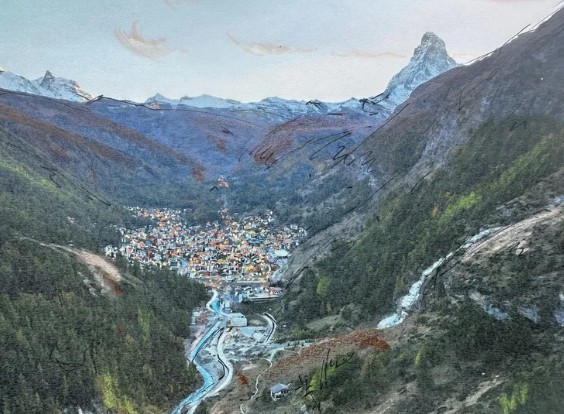 리나 피크 꼭대기 층에서 바라본 풍경. ‘리나 피크’(Lena Peak) 홈페이지 캡처