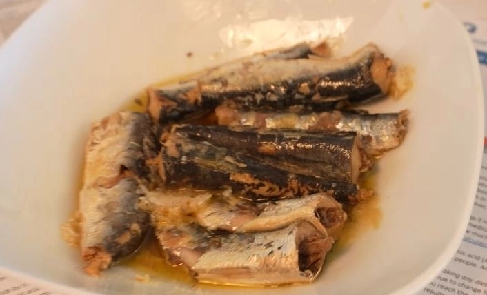 노르비츠 박사가 공개한 정어리 식단. 유튜브 캡처