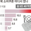 소비쿠폰 67%, 먹고 장보는 데 썼다