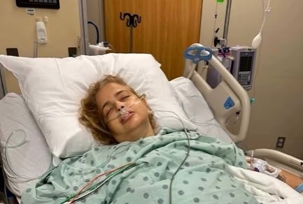 18년 전 위 우회 수술을 받았다가 생사의 기로에 섰던 마이라 델 비야르. 인스타그램 캡처